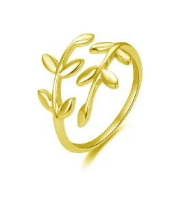 Beneto Offener vergoldeter Ring mit originalem Design AGG468-G
