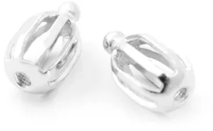 Beneto Silber Ballon/Schraube zu den Ohrringen Beneto - 1 Paar