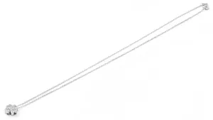 Beneto Silberkette vierblättriges Kleeblatt mit Zirkonen AAGS162/45 (Halskette, Anhänger)