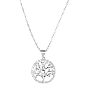 Beneto Silberkette mit Baum des Lebens AGS1137/47 (Halskette, Anhänger)