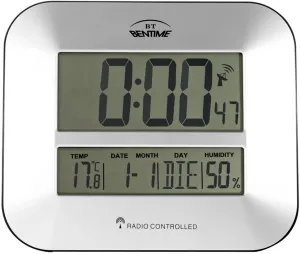 Bentime Funkuhr/Wecker mit Thermometer und Hygrometer H17-ET843S