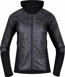Bergans Cecilie Light Insulated Hybrid Jacket Women Solid Dark Grey/Black L Outdoor Jacke