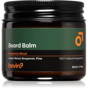 Beviro Pflegendes Bartöl mit dem Duft von Zeder, Bergamotte und Kiefer (Beard Balm) 50 ml