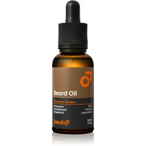 Beviro Bartpflegeöl mit dem Duft von Grapefruit, Zimt und Sandelholz (Beard Oil) 30 ml