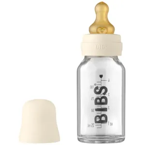 BIBS Baby Glass Bottle 110 ml Babyflasche Ivory 110 ml