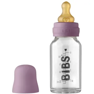 BIBS Baby Glass Bottle 110 ml Babyflasche Mauve 110 ml