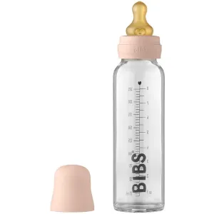 BIBS Baby Glass Bottle 225 ml Babyflasche Blush 225 ml
