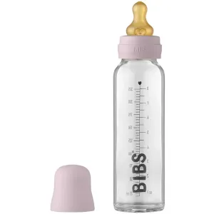 BIBS Baby Glass Bottle 225 ml Babyflasche Dusky Lilac 225 ml