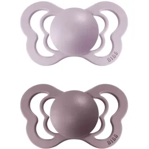 BIBS Couture Silicone Size 1: 0+ months Schnuller Lilac / Heather 2 St