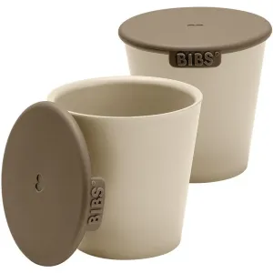 BIBS Cup Set Tasse mit Verschluss Vanilla 2 St