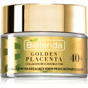 Bielenda Golden Placenta Collagen Reconstructor feuchtigkeitsspendende und glättende Gesichtscreme 40+ 50 ml