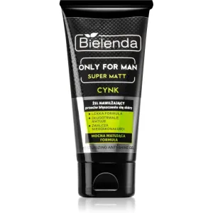 Bielenda Only for Men Super Mat Feuchtigkeitsgel gegen ein glänzendes Gesicht und erweiterte Poren 50 ml