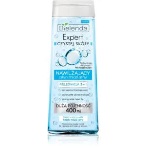 Bielenda Expert Pure Skin Moisturizing Mizellen-Reinigungswasser 3 in1 400 ml