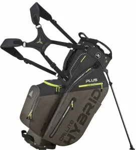 Big Max Dri Lite Hybrid Plus Black/Storm Charcoal/Lime Golfbag