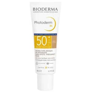 Bioderma Photoderm M schützende Tönungscreme gegen Pigmentflecken SPF 50+ Farbton Golden 40 ml