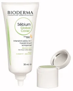 Bioderma Sébium Global Cover intensive deckende Tönungspflege für Haut mit Neigung zu Akne Farbton naturell 30 ml