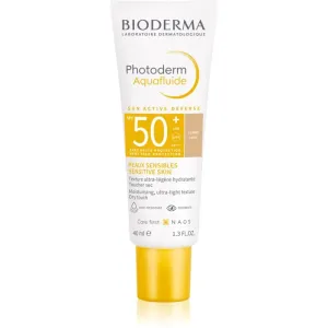 Bioderma Photoderm Aquafluid schützende Gesichtscreme SPF 50+ Farbton Claire 40 ml
