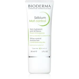 Bioderma Sébium Mat Control leichte feuchtigkeitsspendende Creme gegen ein glänzendes Gesicht und erweiterte Poren 30 ml