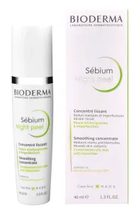 Bioderma Sébium Night Peel Smoothing Concentrate Hautserum für die Nacht für eine einheitliche und aufgehellte Gesichtshaut 40 ml