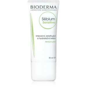Bioderma Sébium Sensitive Intensive Feuchtigkeit spendende und beruhigende Creme für durch die Akne Behandlung trockene und irritierte Haut 30 ml