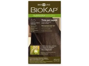 Biokap NUTRICOLOR DELICATO -Haarfarbe - 5.0 Kastanie natürliches Licht 140 ml