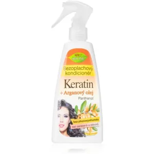 Bione Cosmetics Spülfreier Conditioner Keratin + Arganöl mit Panthenol 260 ml