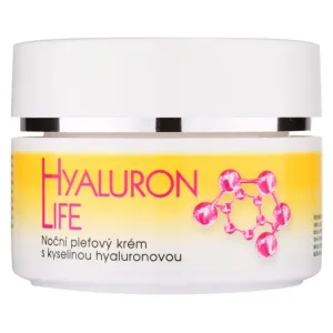 Bione Cosmetics Hyaluron Life Gesichtscreme für die Nacht mit Hyaluronsäure 51 ml