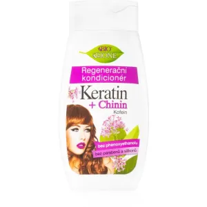 Bione Cosmetics Keratin + Chinin regenerierender Conditioner für das Haar 260 ml