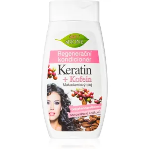 Bione Cosmetics Keratin + Kofein regenerierender Conditioner für das Haar 260 ml