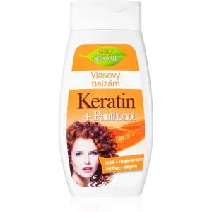 Bione Cosmetics Keratin + Panthenol regenerierender Balsam für das Haar 260 ml