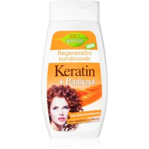 Bione Cosmetics Keratin + Panthenol regenerierender Conditioner für das Haar 250 ml