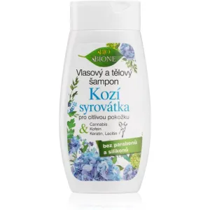 Bione Cosmetics Kozí Syrovátka sanftes Shampoo für empfindliche Oberhaut 260 ml