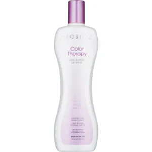 Biosilk Color Therapy Cool Blonde Shampoo Shampoo neutralisiert gelbe Verfärbungen 355 ml