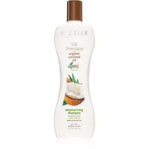Biosilk Silk Therapy Natural Coconut Oil hydratisierendes Shampoo mit Kokosöl 355 ml