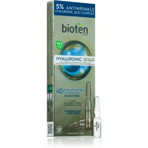 bioten Abfüllen konzentrierter Ampullen Hyaluronic Gold (Replumping Anti-Wrinkle Ampoules) 7 x 1,3 ml
