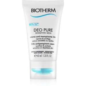 Biotherm Deo Pure Sensitive Skin Antitranspirant-Creme für empfindliche und depilierte Haut 40 ml