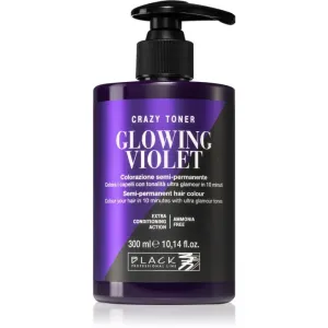 Black Professional Line Crazy Toner farbige Haartönung Glowing Violet 300 ml