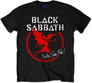 Black Sabbath T-Shirt Archangel Never Say Die Unisex Black M