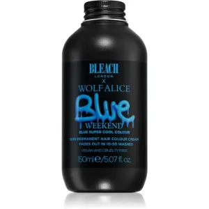 Bleach London Super Cool Haartönung Farbton Blue Weekend 150 ml