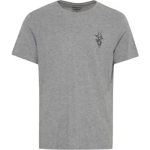 BLEND REGULAR FIT Herren T-Shirt, grau, größe XL