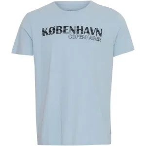 BLEND REGULAR FIT Herren T-Shirt, hellblau, größe XL