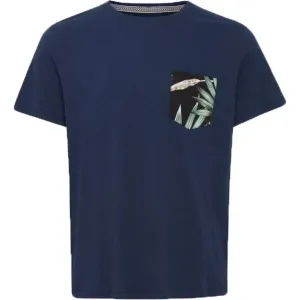 BLEND TEE REGULAR FIT Herrenshirt, dunkelblau, größe XL