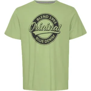 BLEND TEE REGULAR FIT Herrenshirt, grün, größe M