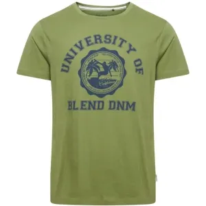 BLEND TEE REGULAR FIT Herrenshirt, grün, größe M