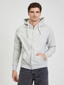 BLEND ZIPHOODIE-SWEAT Herren Sweatshirt, grau, größe XL