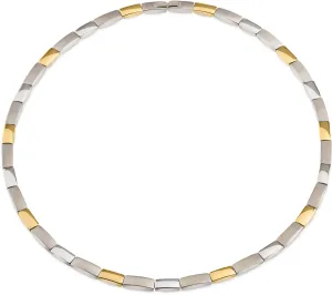 Boccia Titanium Zeitlose zweifarbige Halskette aus Titan 08043-02