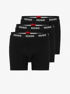 HUGO Boxershorts 3 Stück Schwarz #1139645