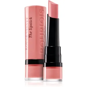 Bourjois Rouge Velvet The Lipstick 02 Flaming Rose langanhaltender Lippenstift für einen matten Effekt 2,4 g