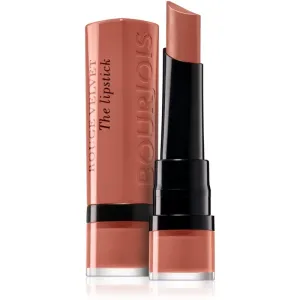 Bourjois Rouge Velvet The Lipstick 16 Caramelody langanhaltender Lippenstift für einen matten Effekt 2,4 g