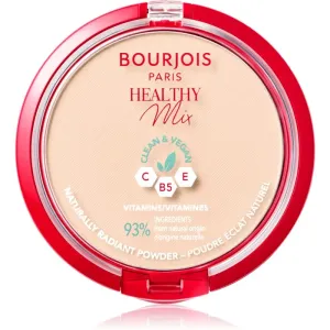 Bourjois Healthy Mix mattierendes Puder für ein strahlendes Aussehen der Haut Farbton 01 Ivory 10 g